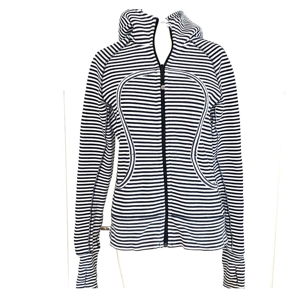 Lululemon striped scuba hoodie